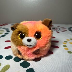 Ty Puffies MANDARIN the Dog Beanbag Plush Stuffed Toy